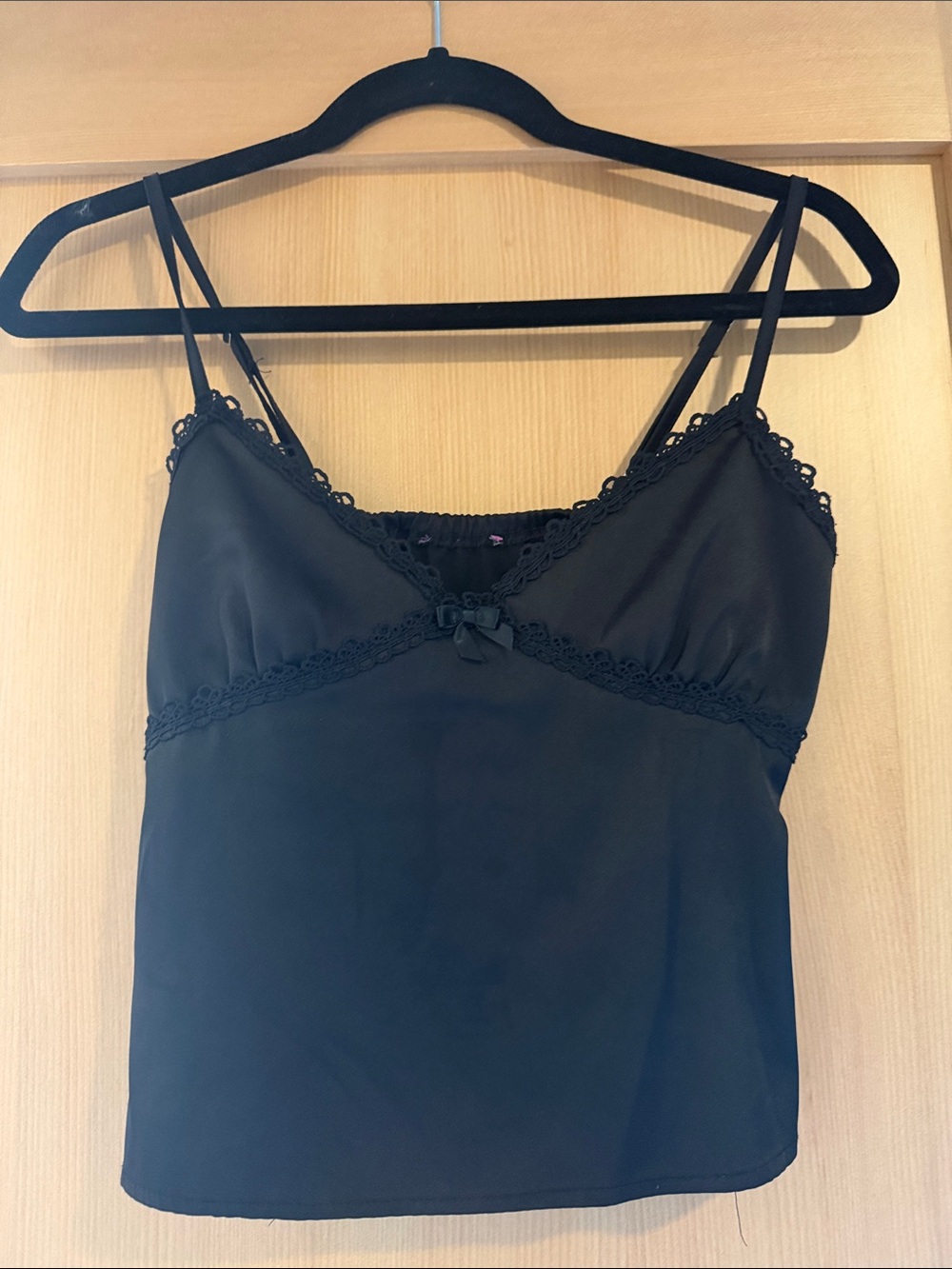 Silk lace cami